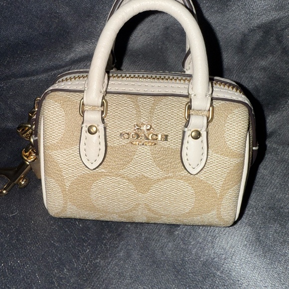 Coach Mini Rowan Bag Charm NWOT - Picture 1 of 7